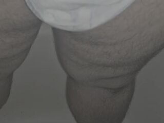 Making a mess in my diaper and enjoying it