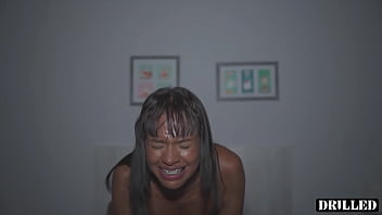 Ebony Slut Gets Huge Creampie