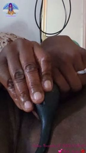 Ebony Self Pleases Her Ass &amp; Pussy With Toys (KuroYukiExperience)