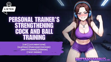 Audio: Personal Trainer’s Strengthening Cock and Ball Training