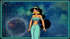 Hermione Teases Princess Jasmine With Big Dick ASMR Training In Akabur's Hentai Game