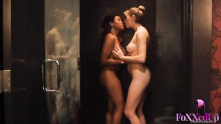 Hotties Jenna Foxx & Verronica Kirei Taking The Sexiest Lesbo Shower!