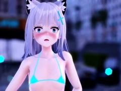 Hentai chick enjoys anal sex at the gym