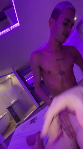 Older Guy Took the Brand New Guy to the Motel