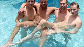 PRIDE STUDIOS Poolside Hormones Leading to Bedroom - Javier Cruz, Mike Monroe