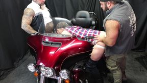 Threesome Harley Fucking with Manny Muscle and King Baiter