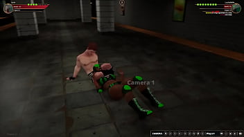 Jerle VS LuchaBelle (Naked Fighter 3D)