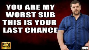KingMarti: You Are My Worst Sub, Now It's Time To Pay! - (Financial Domination - FinDom - Male Findom) 4K UHD - MOV