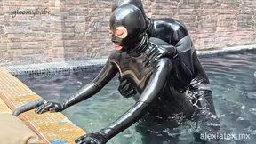 Summer of submission T2 &mdash;  sex in the pool! - Alex Latex