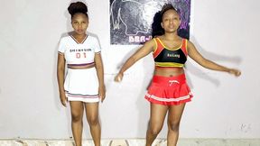 Cheerleader Catfight Eunice vs Grace