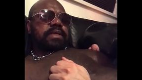 Interracial Domination: Black Muscle Allows White Twink Cock Pec Worship &amp_ Ride