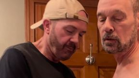 Buddy Gives a Blowjob While Stepdaddy Smokes