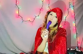 Kerstmis, de gelukkige kerstmanne spuit en komt op video.