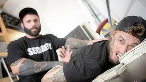 Soaked in Cum: Bo Sinn Takes It All from Busty Stud Markus Kage – GayPornXL 18+