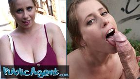 Outdoor scene featuring a charming Belgian tourist with natural big tits enjoying a massive cock&#x1F346; in her shaved pussy&#x1F32E;&#xFE0F;