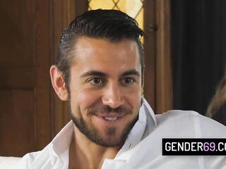 Hot tranny Sofia Sanders anal drilled by her boyfriend