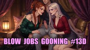 Blow Jobs Gooning #13D: Throat Training Trance (Animated, Music, Text)