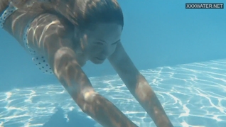 Irina Cage busty underwater babe