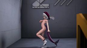 gawr gura hentai hololive sex and dance undress creampie mmd 3d garnet clothes