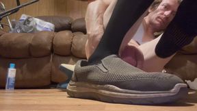 Transvestite Anal Fucking Dildo!!!