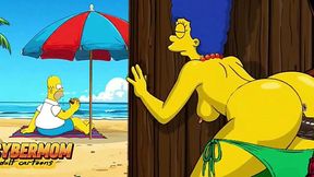 Marge Simpson Cheating Slut Fucking Her Way Through Springfield: Hottest Toon Compilation, Porn Parody 2D