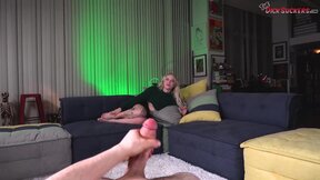 Blonde Sage Rabbit Shows Off Her Sucking And Riding Skills