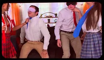 Seductive Tease: Serena and Lola's Bold Encounter