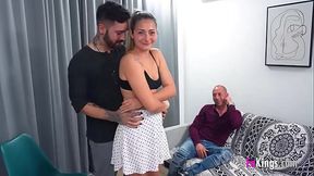 &quot_Los Mancheguitos&quot_ and their dirty cuckold fantasies, DP for Lucia included