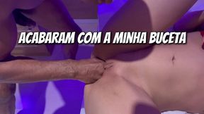 enfiou a mao inteira dentro da minha buceta