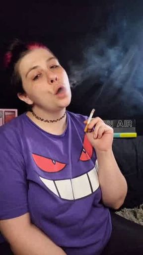 This Beauty Devours her Smoke