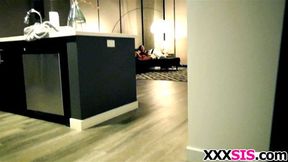 Huge dick for petite stepsis Amara Romani