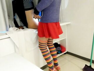 compiled, my boyfriend, wearing my raiment, and screwing me, with his large knob, large booty Latin babe