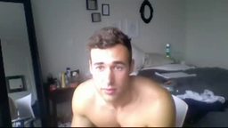 Muscular Australian Model Jerks His Dick