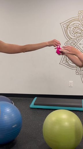 Serenity Cox and Nadia Foxx Have Fun at the Yoga Studio!