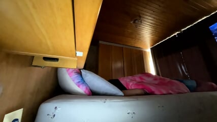 Teen slut's face covered in cum after intense classroom throat fucking