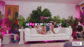 bts - hazel heart shows off her body in tiny revealing looks!