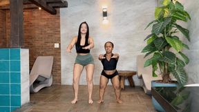 Carry me dumb dwarf Part 1 By asian Princess Yumme And Ananzinha Evil Cam full Hd