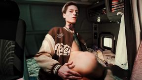 Casey Donovan and toys in hole