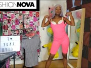 Ebony Babe GRWM Romper Try on Haul - Sexy Lingerie Start to Finish