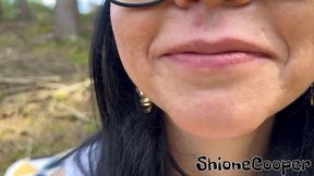 shione cooper smoking in your face and bouncing boobs outdoor