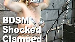 Cotton Candy & Master Len BDSM Bound Shocked Clamped Climaxed LEN669A