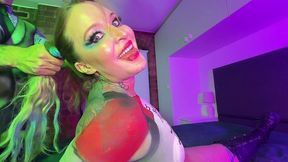 cosplay bodypaint anal harley quinn and joker insanity