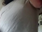 Sean adds cream to his mornin joe