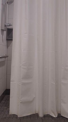 Powerful moment from &quot;Strip, jerk, cum in the public shower.&quot;