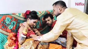 Newly Married Wife Fucked by Husband and Brother in Law Together. a Hardcore Threesome