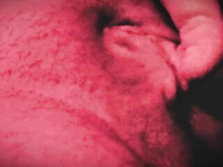 Corpulent Snatch Wench Caresses Giant Love button