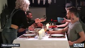 Turning my Sis's Beau Faggot - the Dinner Soiree Part 1- Pound