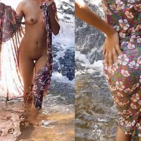 Deshi indian Gril Jungle River Bathing Nud