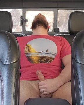 Cum in the backseat