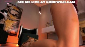 Sexy Latina Babe Deepthroats Massive Dildo on Cam